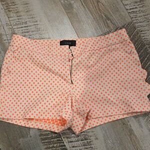 J. Crew High Waist Orange Shorts